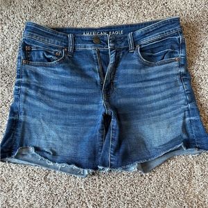 American eagle midi shorts